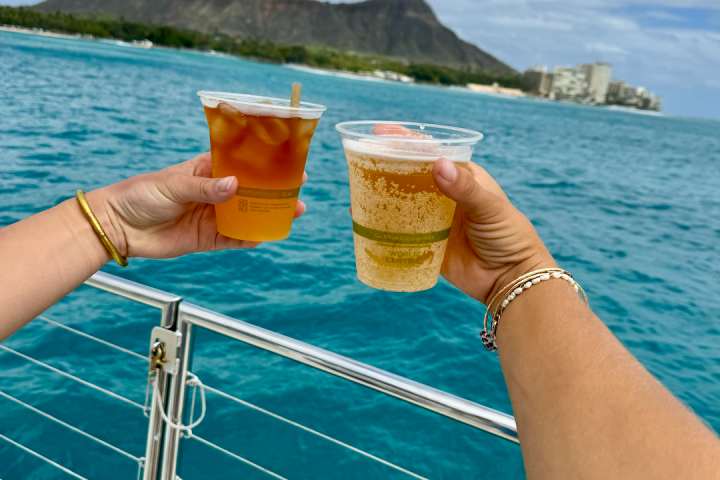 a person standing in front of a body of water